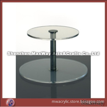 Round Transparent Acrylic Cupcake Stand Display